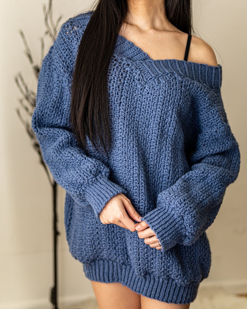 Cornflower Sweater Crochet Pattern