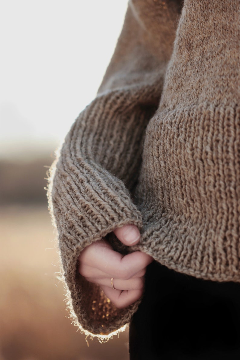 Quietude Sweater Knitting Pattern