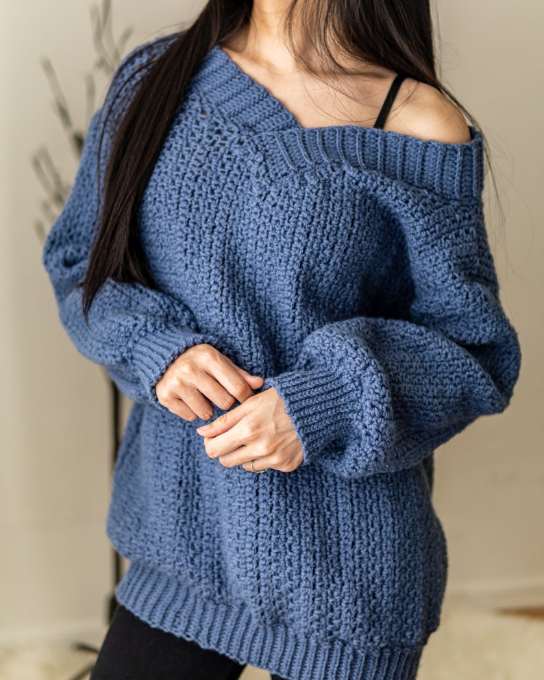 Cornflower Sweater Crochet Pattern