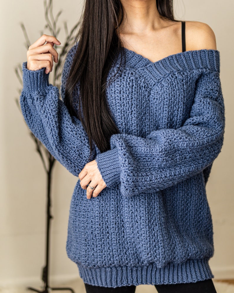 Cornflower Sweater Crochet Pattern