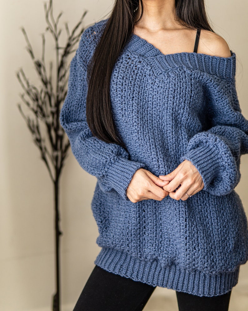 Cornflower Sweater Crochet Pattern