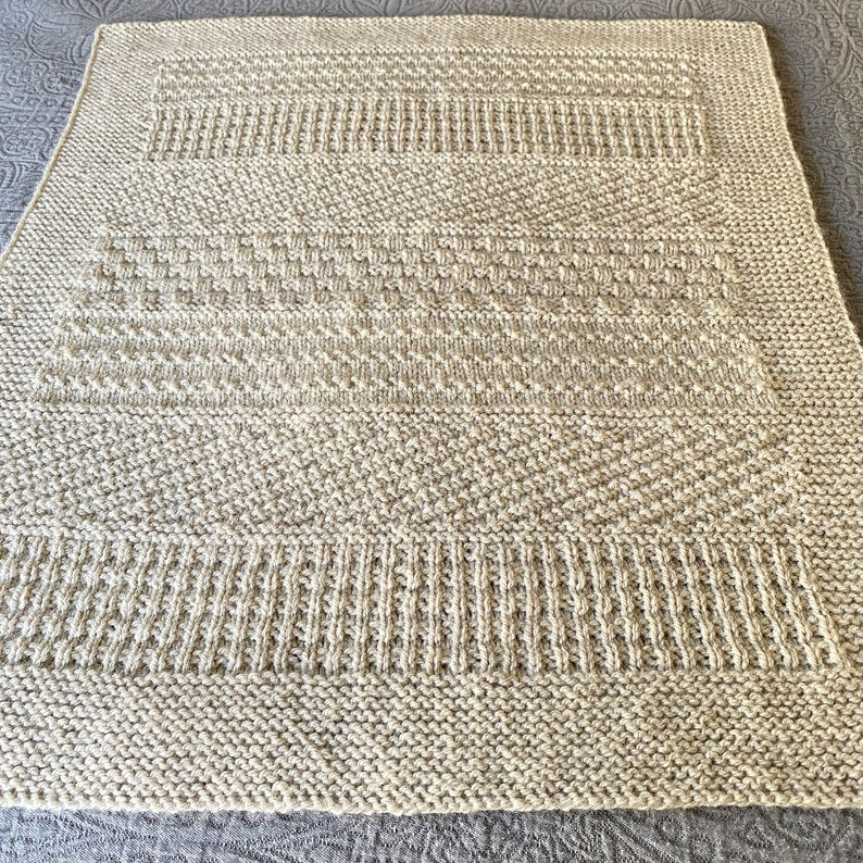 Puretouch Blanket Knitting Pattern