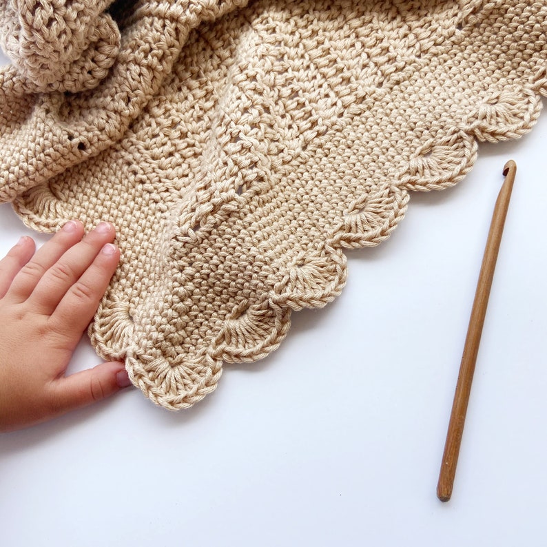 Vanilla Bloom Blanket Crochet Pattern