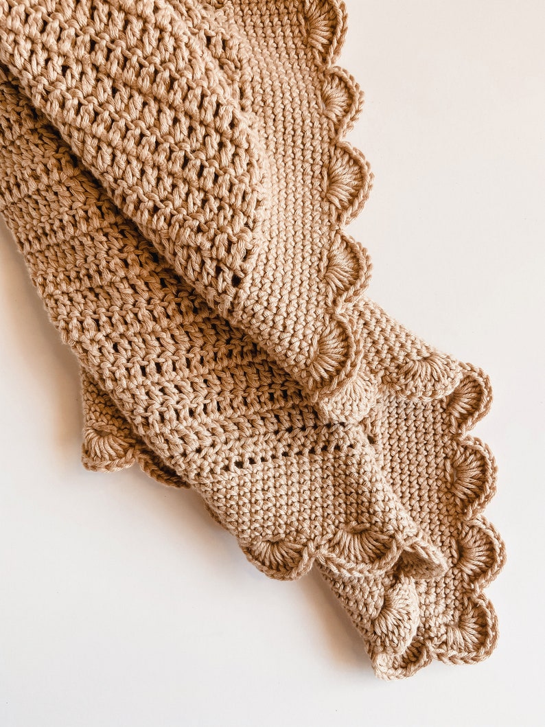 Vanilla Bloom Blanket Crochet Pattern