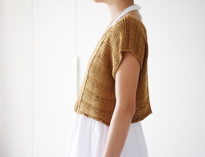 Golden Hour Tee Knitting Pattern
