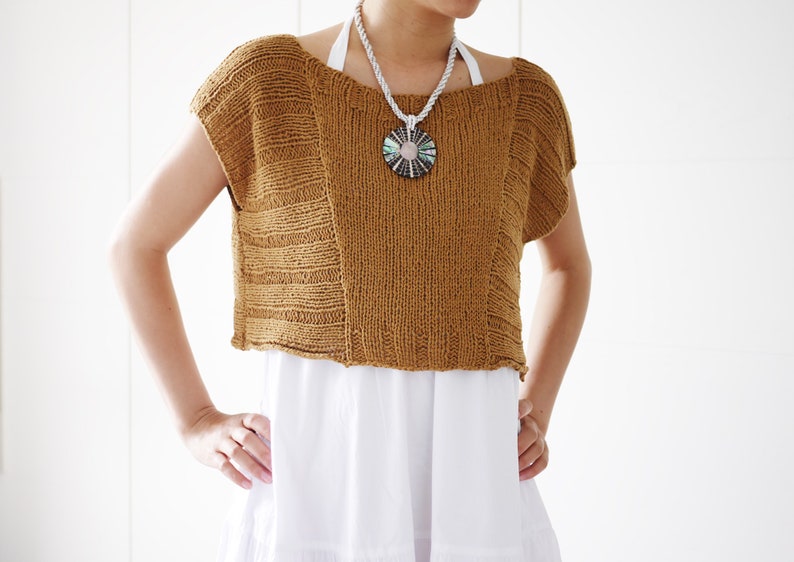Golden Hour Tee Knitting Pattern