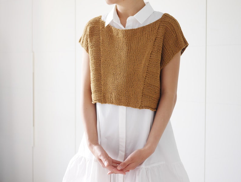Golden Hour Tee Knitting Pattern