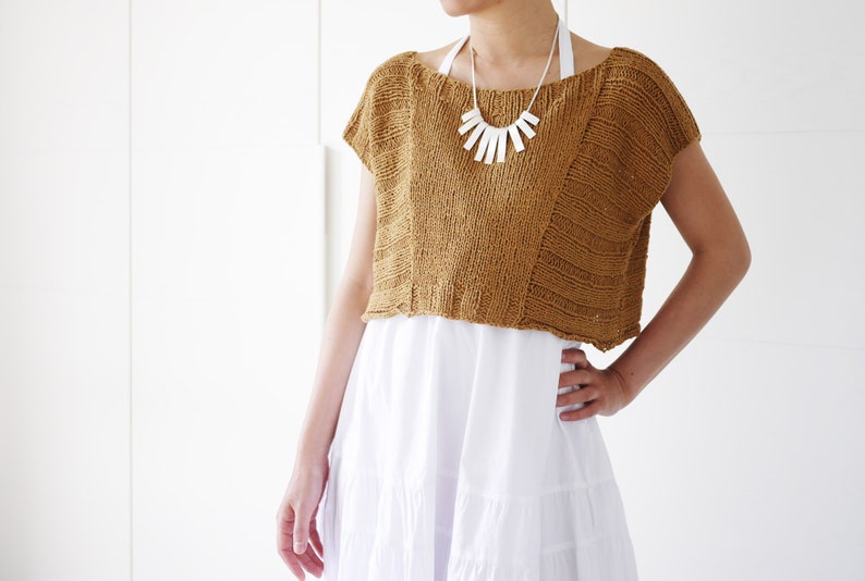 Golden Hour Tee Knitting Pattern