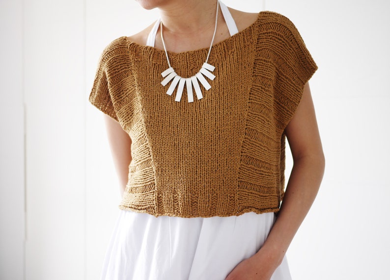 Golden Hour Tee Knitting Pattern