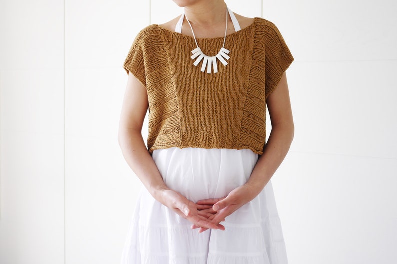 Golden Hour Tee Knitting Pattern