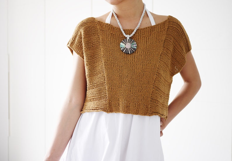Golden Hour Tee Knitting Pattern