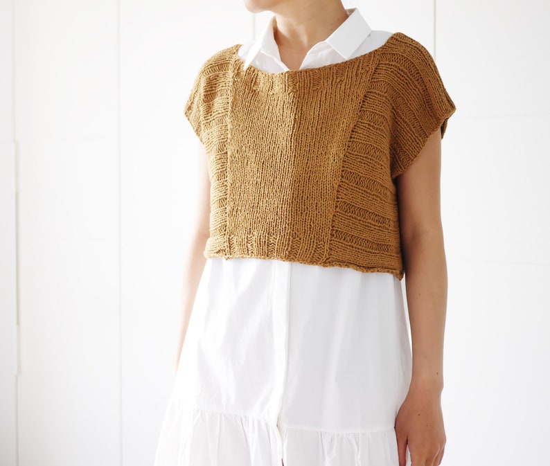Golden Hour Tee Knitting Pattern