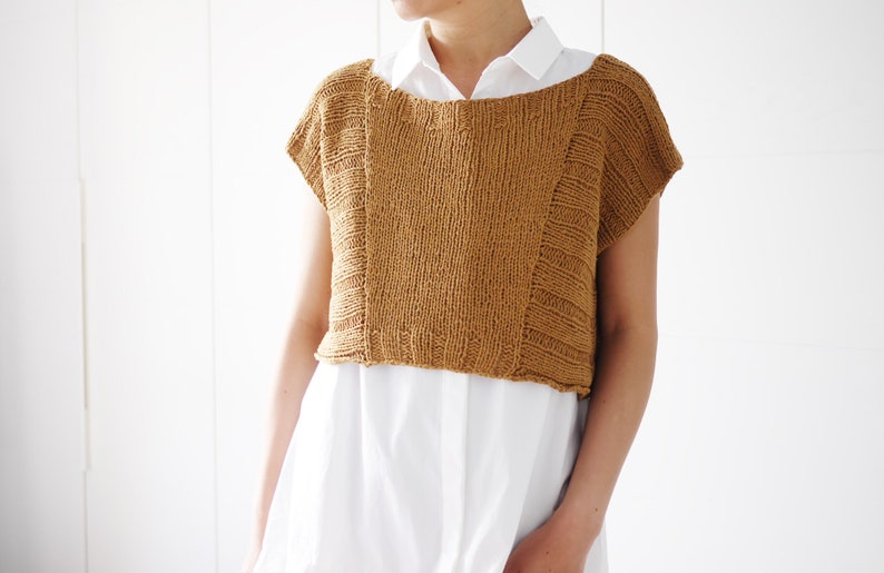 Golden Hour Tee Knitting Pattern