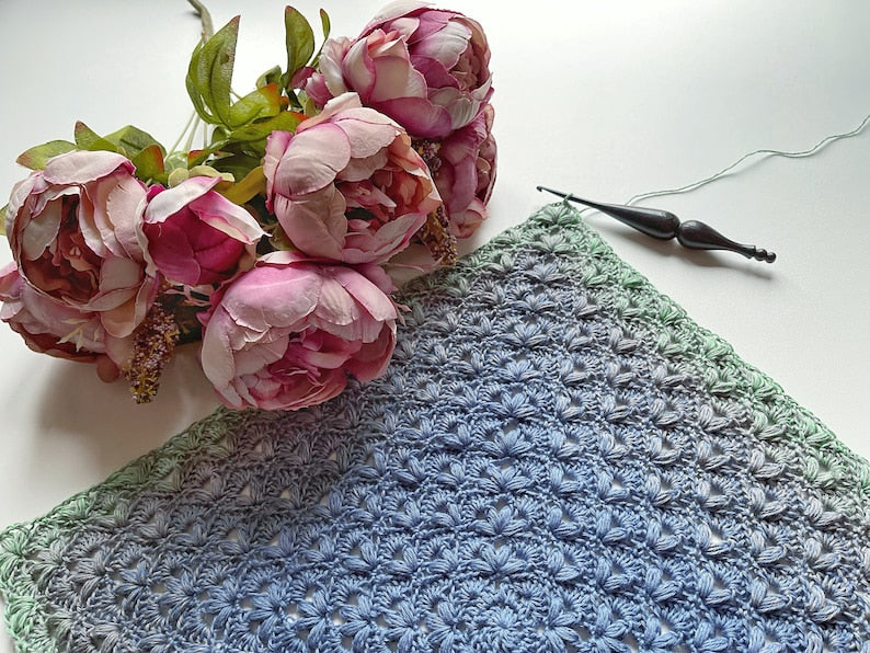 Candy Cloud Blanket Crochet Pattern