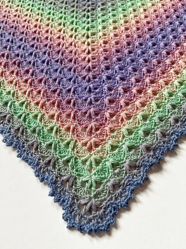 Candy Cloud Blanket Crochet Pattern