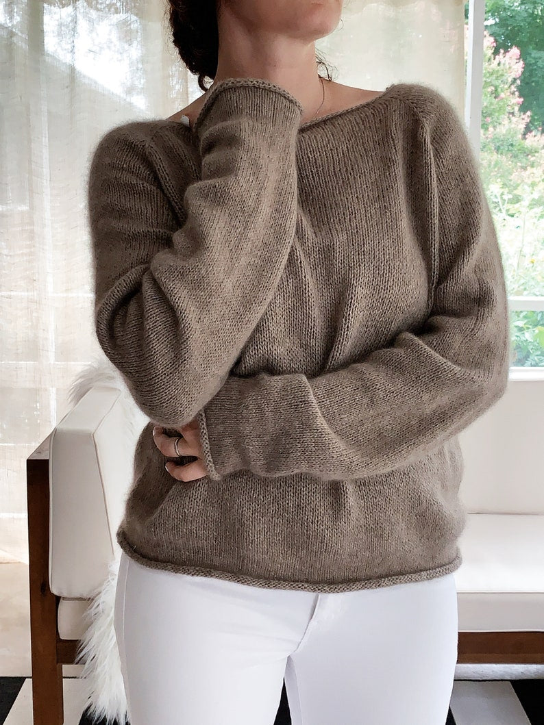 Moondrape Sweater Knitting Pattern