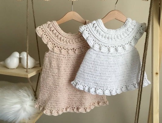 Moonpetal Baby Dress Crochet Pattern