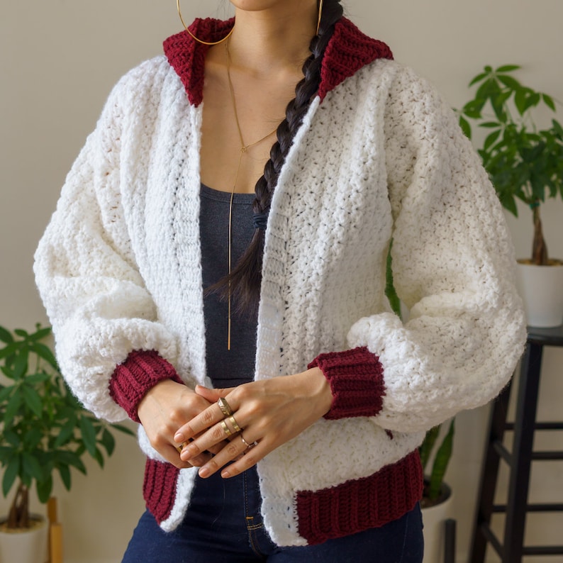 Winter Hooded Jacket Crochet Pattern