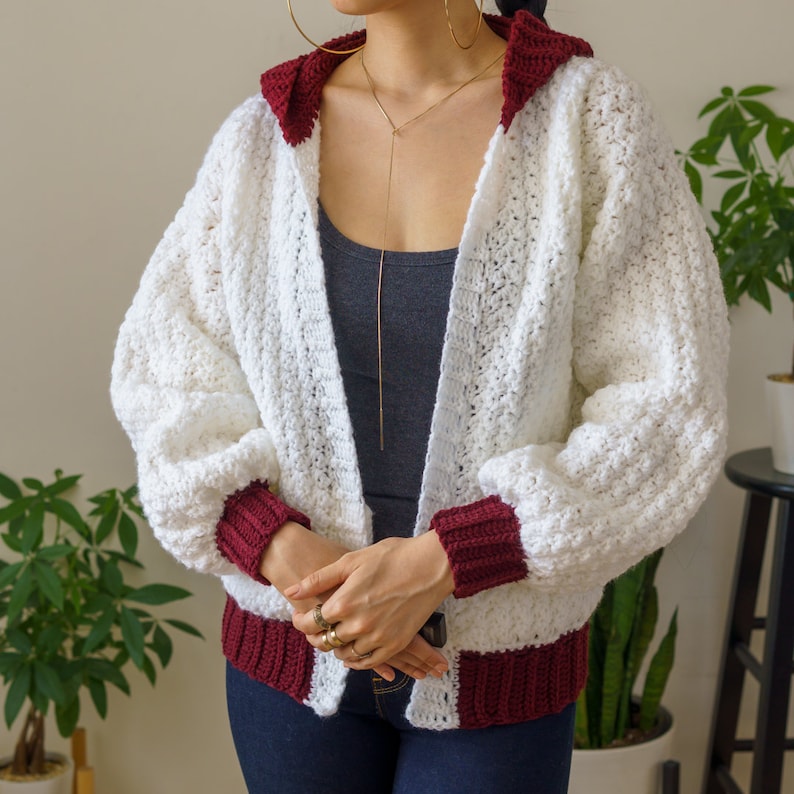 Winter Hooded Jacket Crochet Pattern