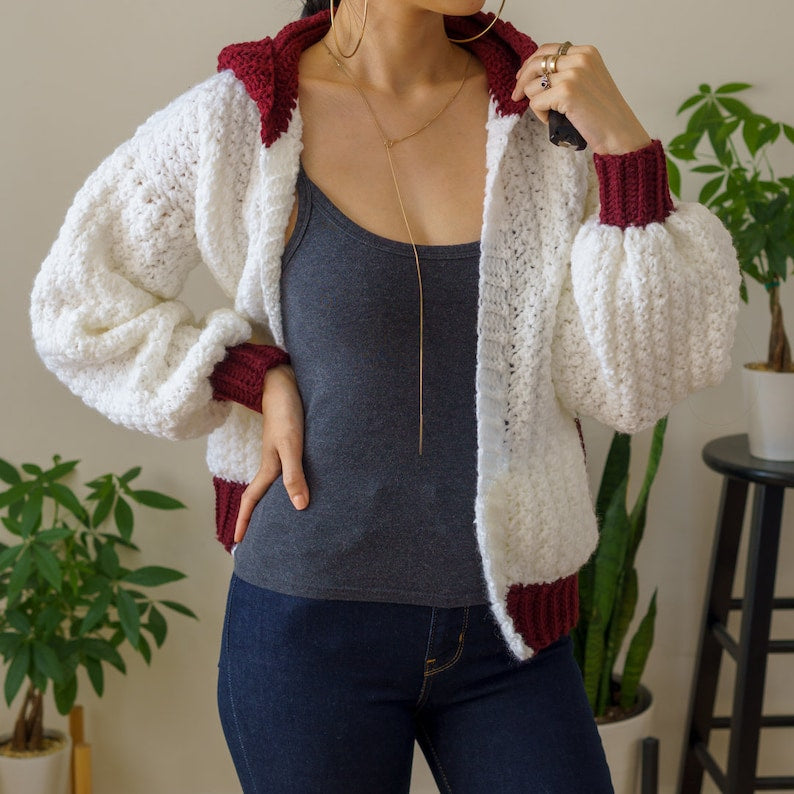 Winter Hooded Jacket Crochet Pattern