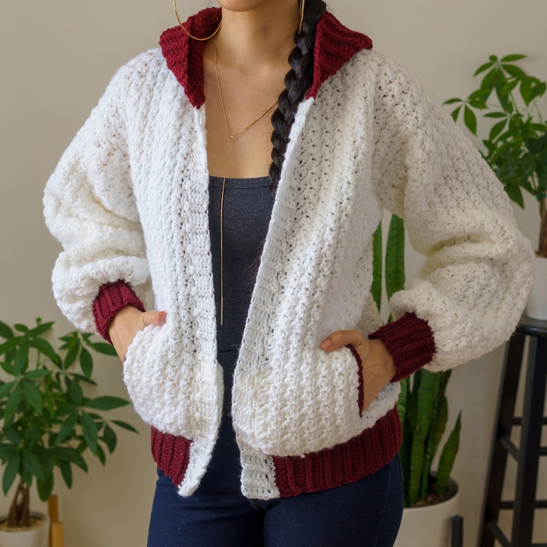 Winter Hooded Jacket Crochet Pattern