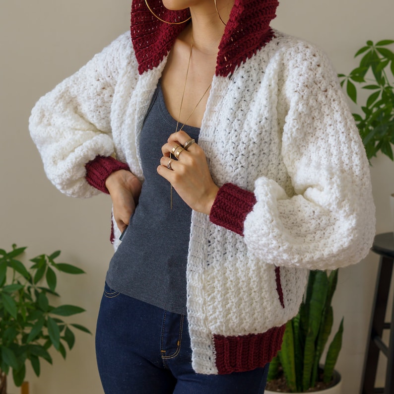 Winter Hooded Jacket Crochet Pattern