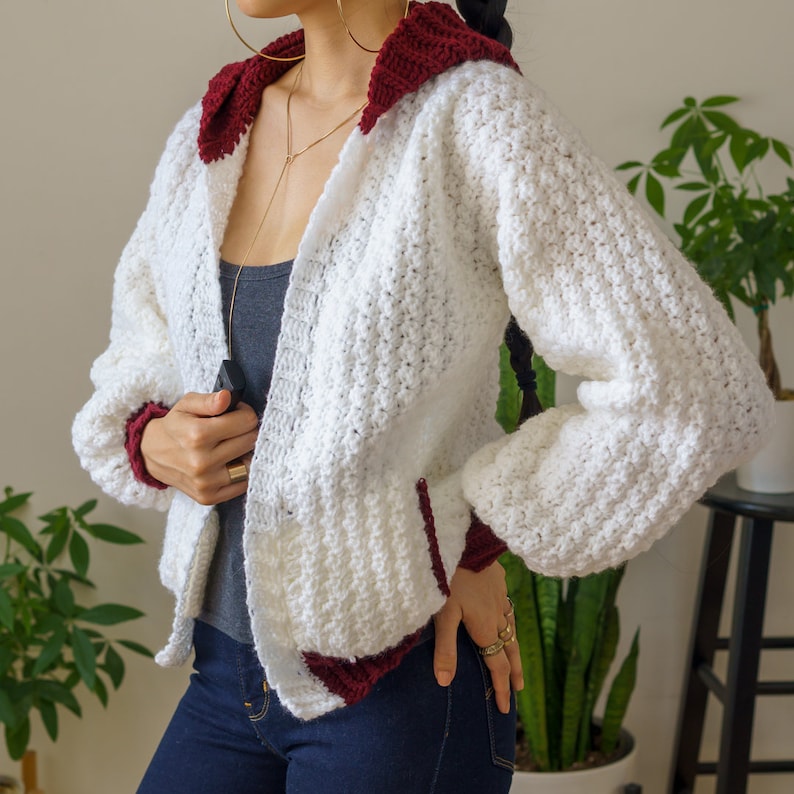 Winter Hooded Jacket Crochet Pattern