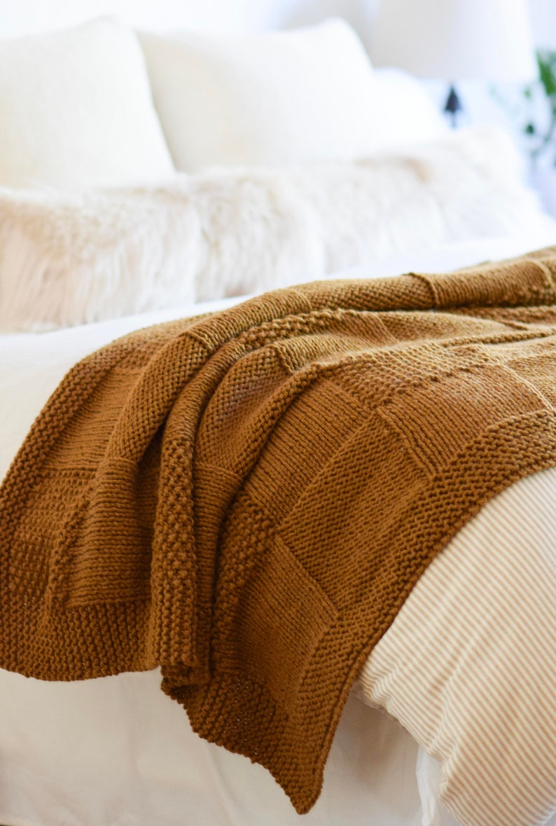 Hearthside Blanket Knitting Pattern