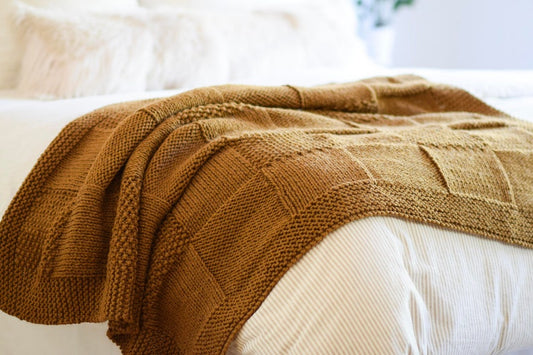 Hearthside Blanket Knitting Pattern
