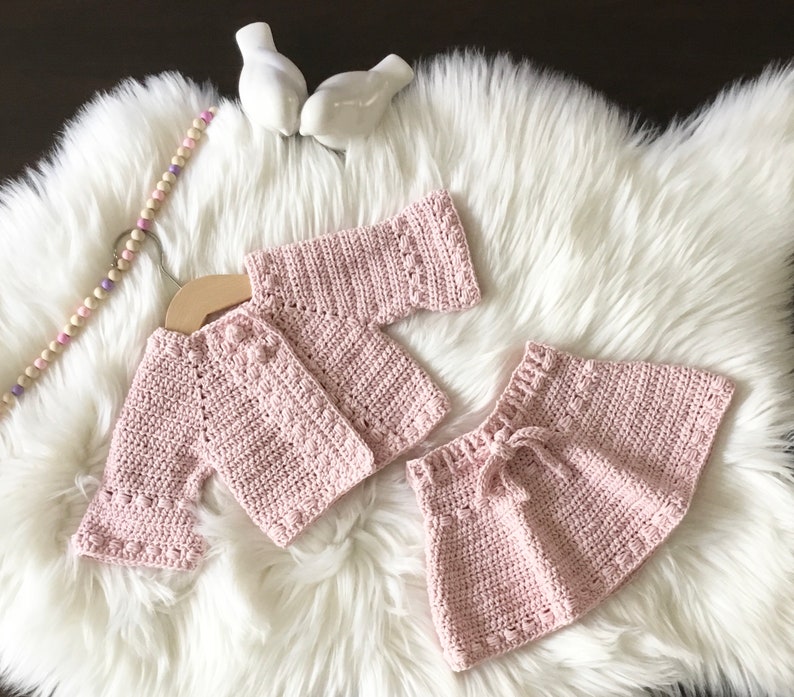 Sweet Girls Set Crochet Pattern