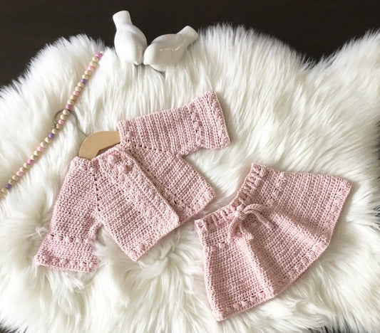 Sweet Girls Set Crochet Pattern