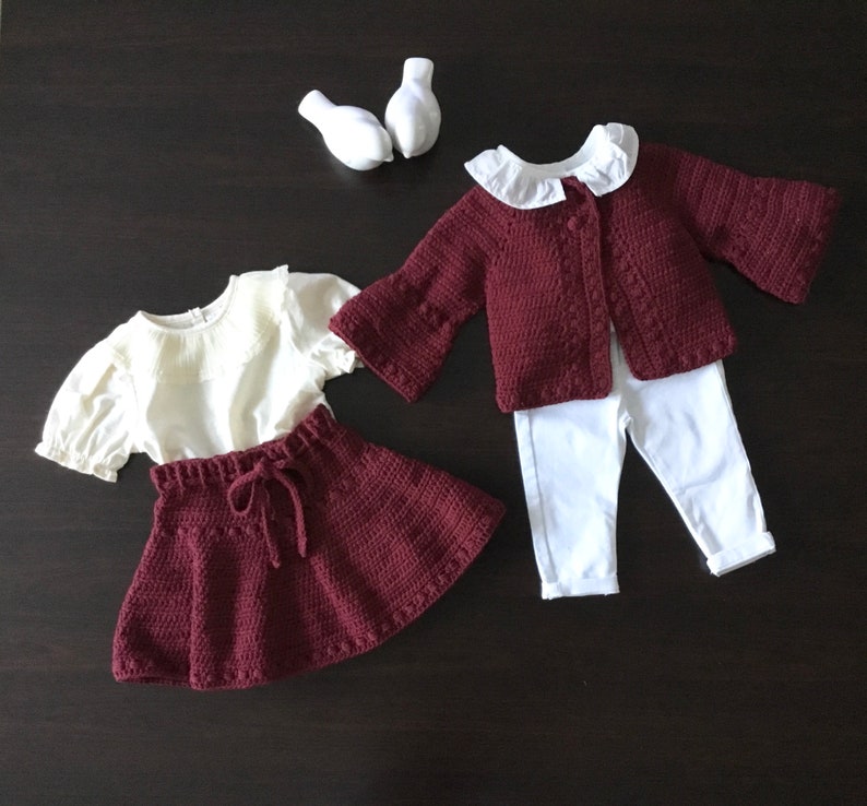 Sweet Girls Set Crochet Pattern
