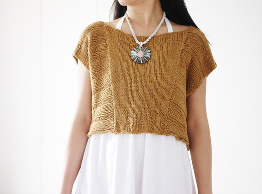 Golden Hour Tee Knitting Pattern