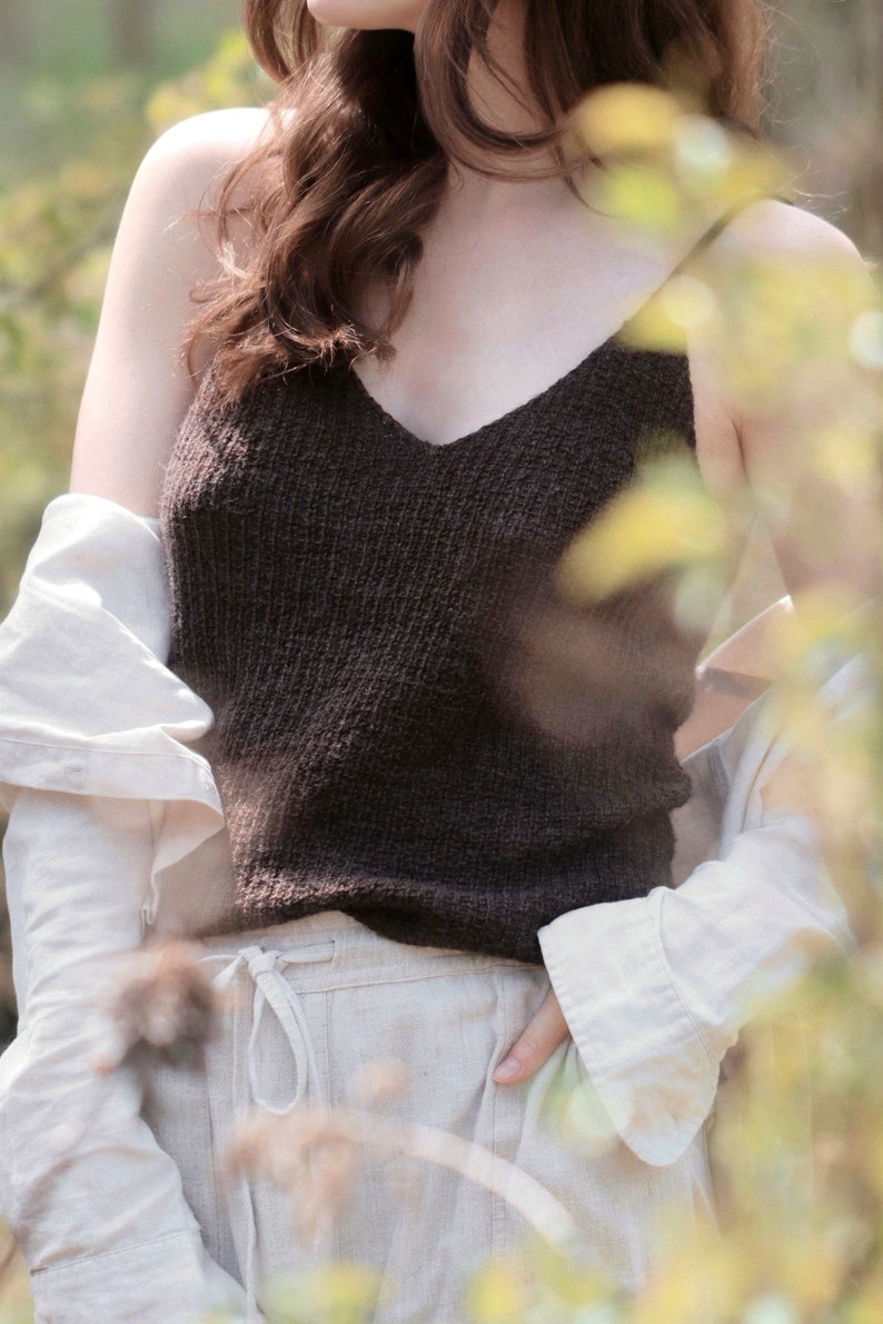 Serene Camisole Knitting Pattern
