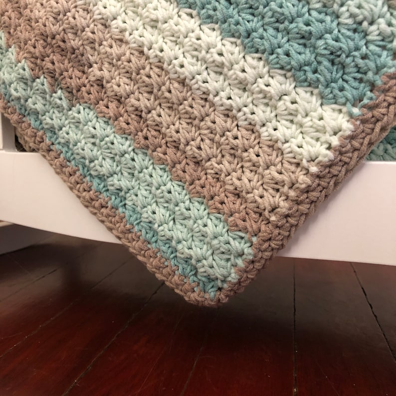 Beachglass Blanket Crochet Pattern