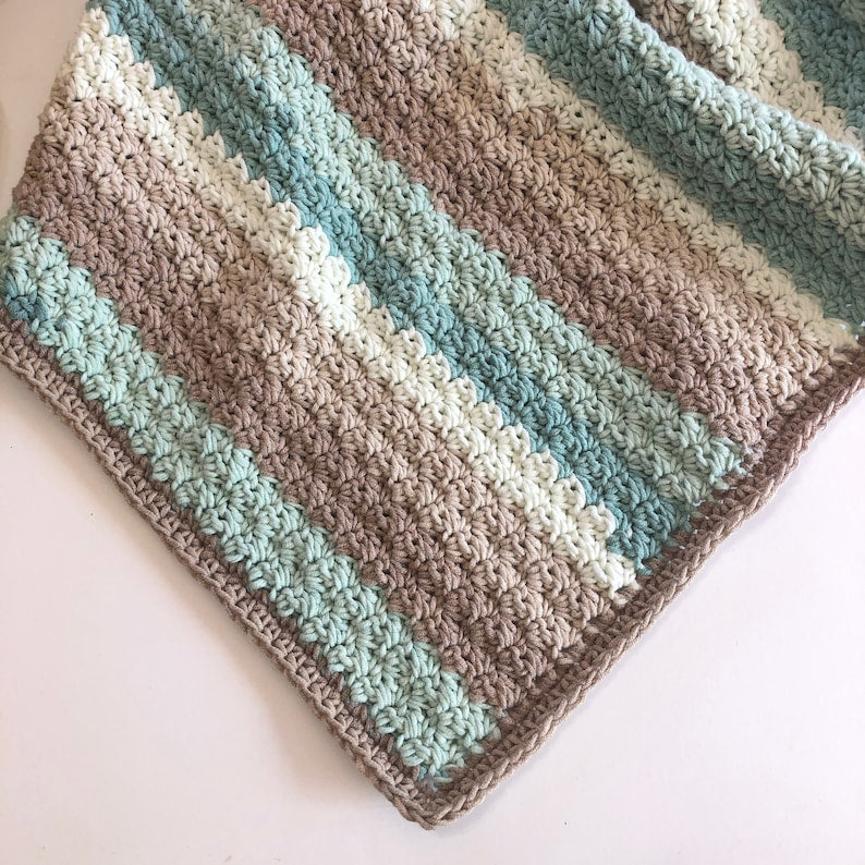 Beachglass Blanket Crochet Pattern