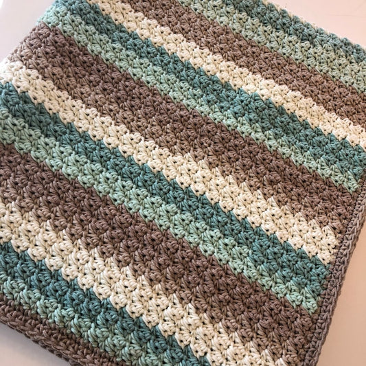 Beachglass Blanket Crochet Pattern