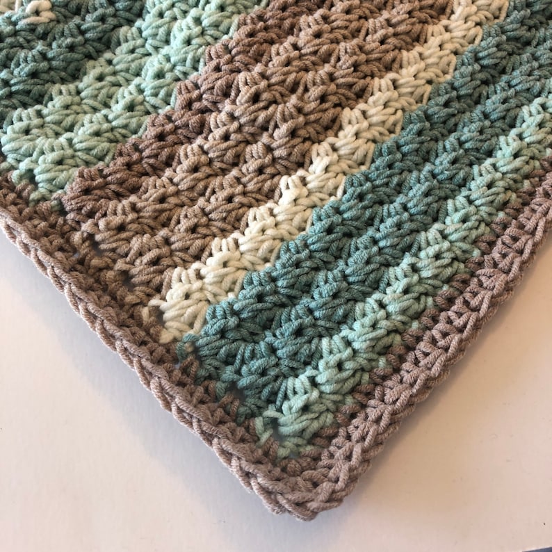 Beachglass Blanket Crochet Pattern