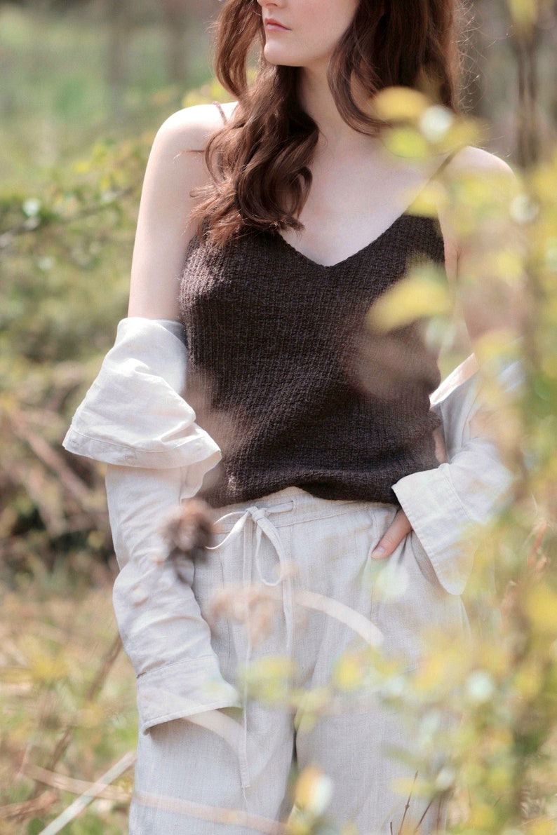 Serene Camisole Knitting Pattern