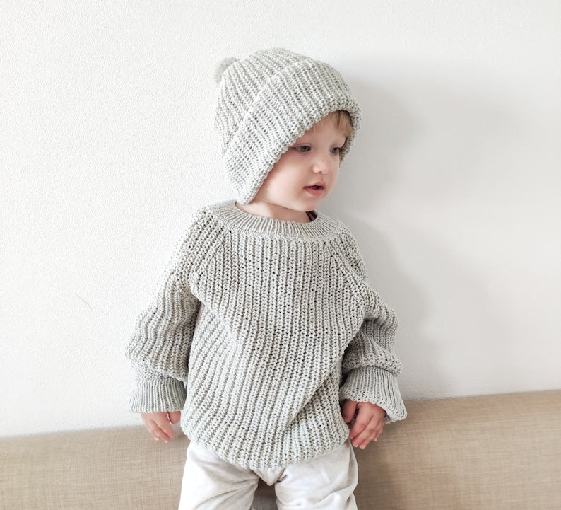 Snowbell Baby Set Knitting Pattern