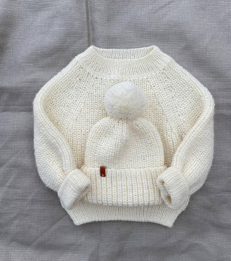 Snowbell Baby Set Knitting Pattern