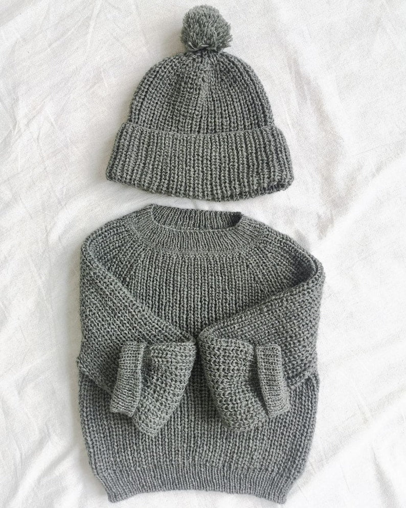 Snowbell Baby Set Knitting Pattern
