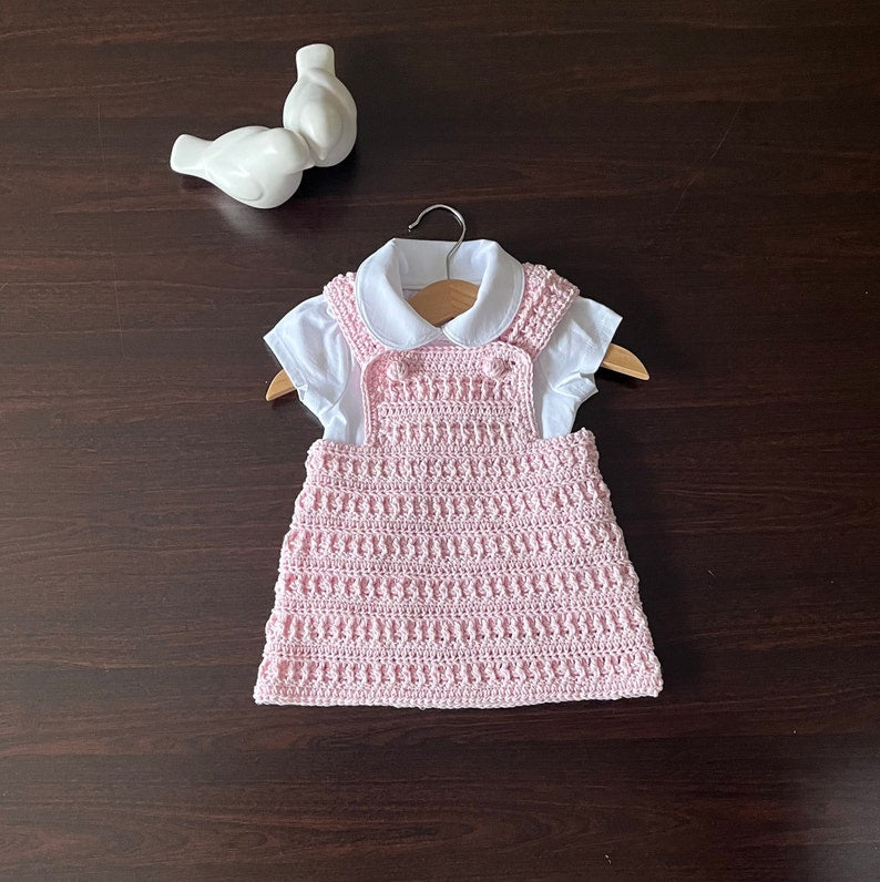 Sweet Pinafore Dress Crochet Pattern