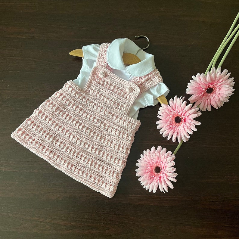 Sweet Pinafore Dress Crochet Pattern