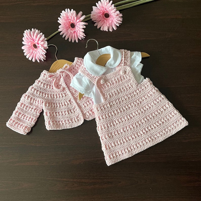Sweet Pinafore Dress Crochet Pattern