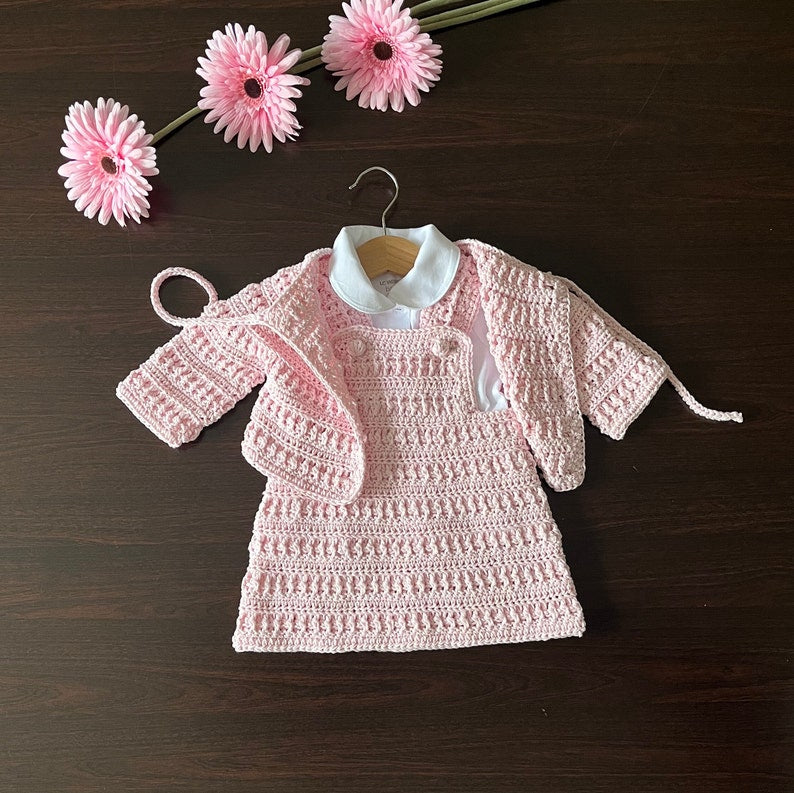 Sweet Pinafore Dress Crochet Pattern
