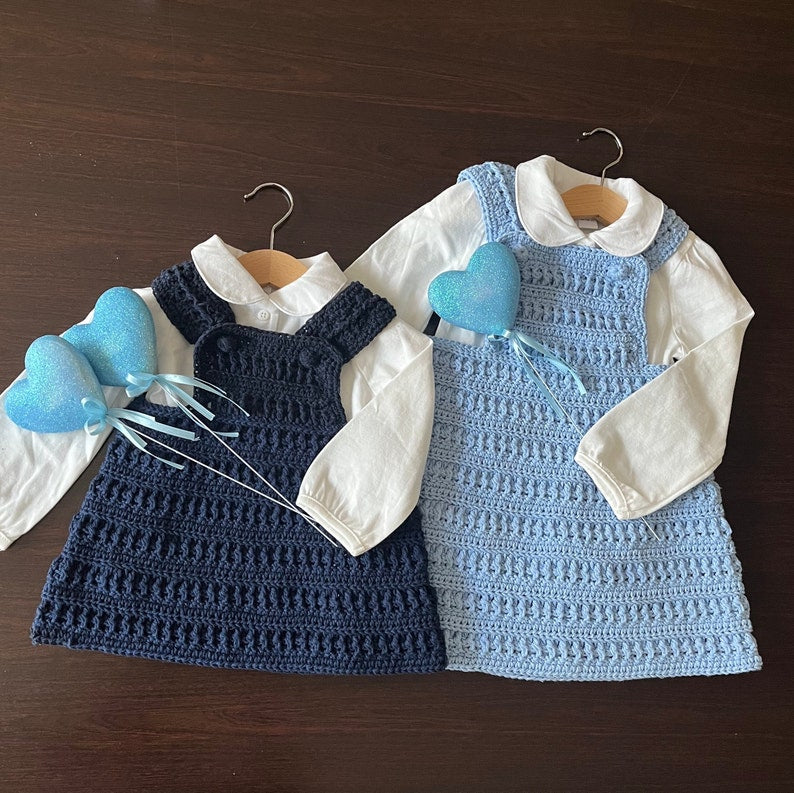 Sweet Pinafore Dress Crochet Pattern