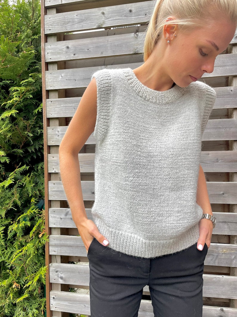 Serenity Vest Knitting Pattern