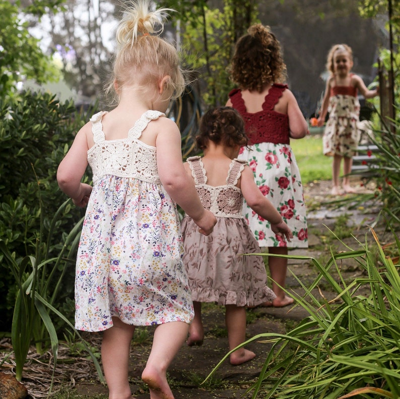 Floral Dress Crochet Pattern