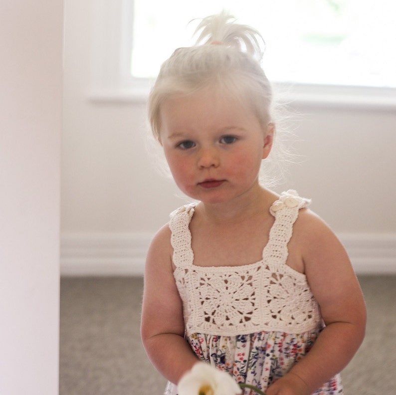 Floral Dress Crochet Pattern
